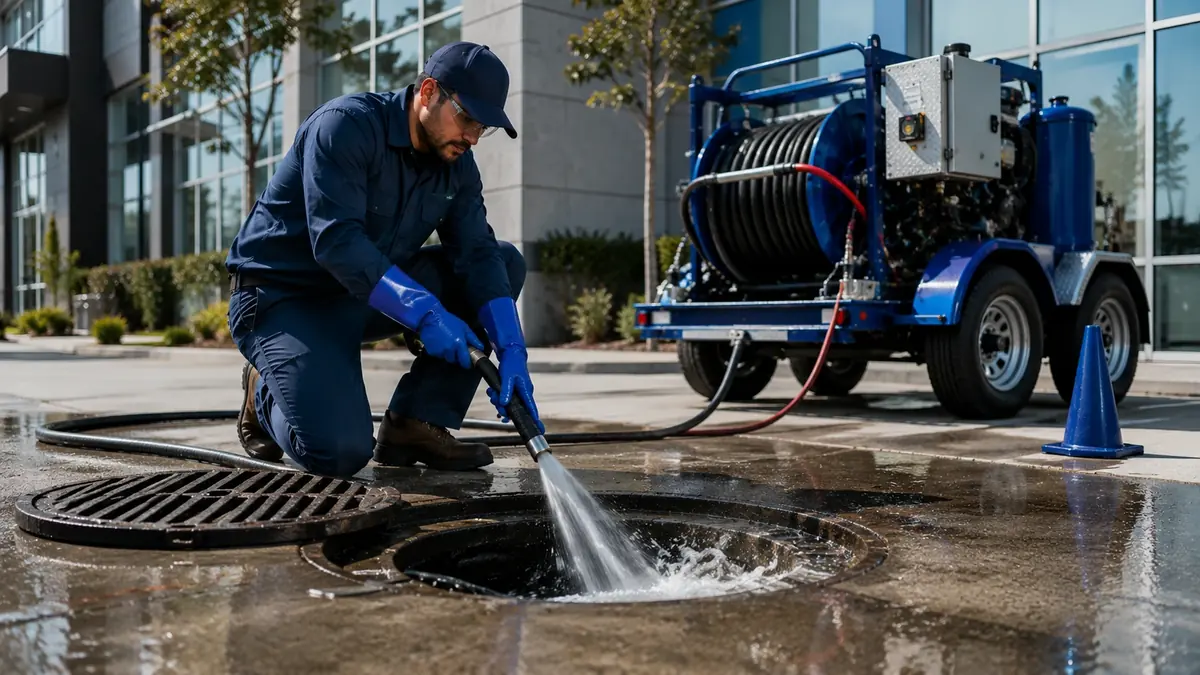 Commercial Hydro Jet Drain Cleaning in Spreckels