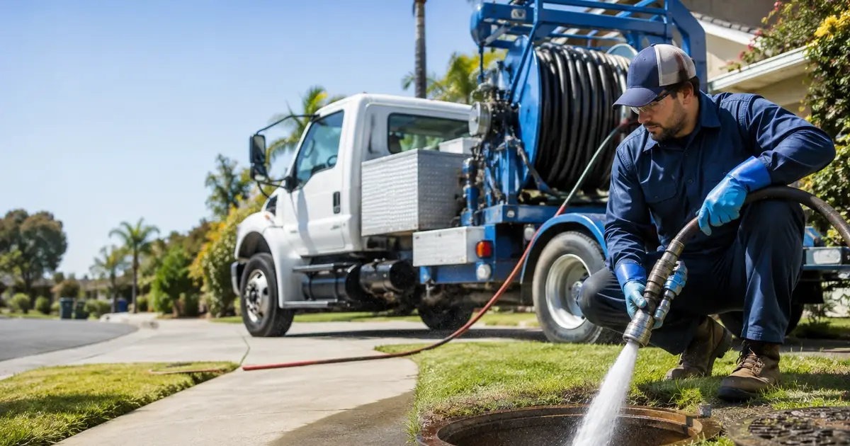 Hydro jet sewer cleaning Spreckels