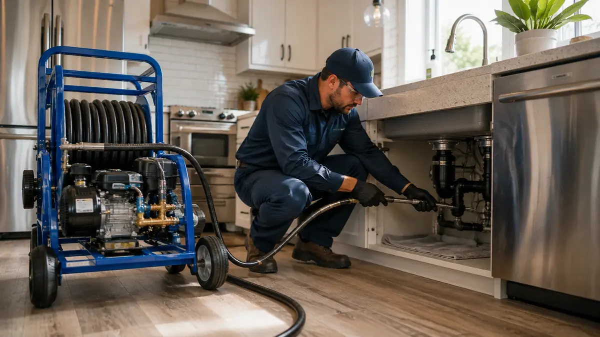 Kitchen Drain Hydro Jetting in Spreckels