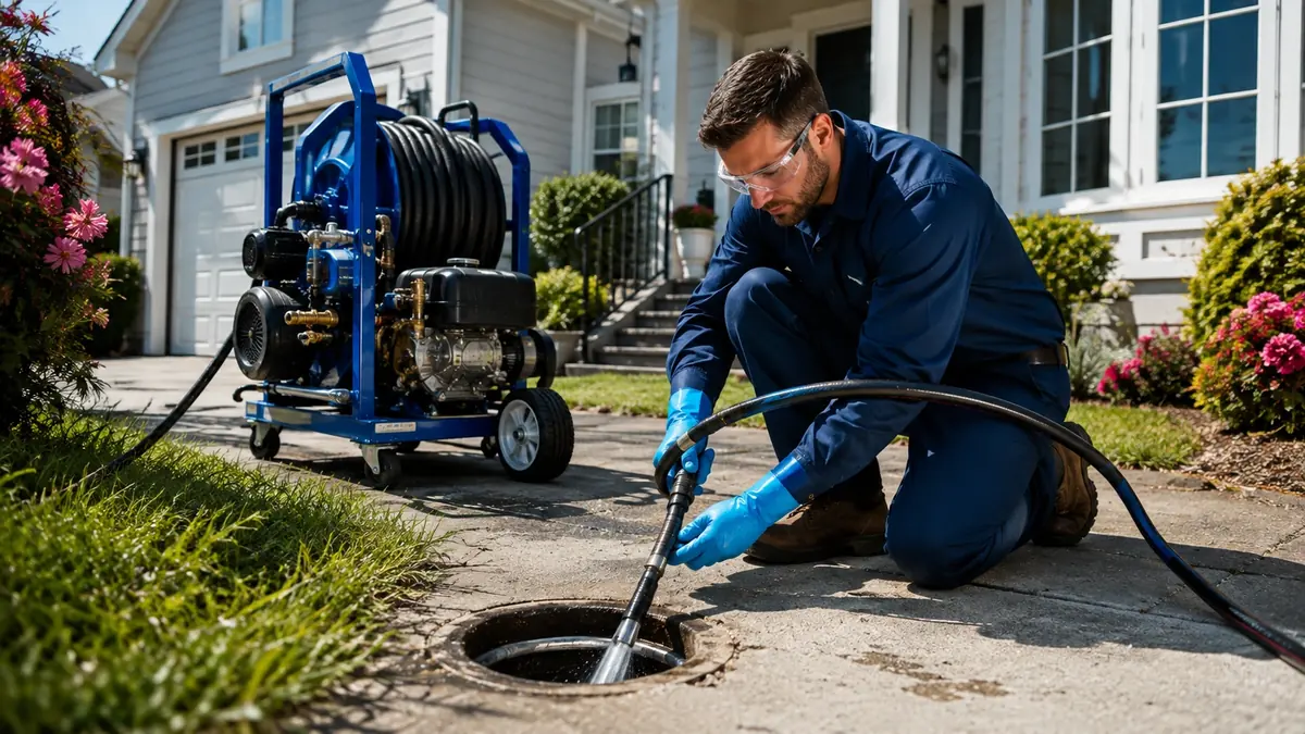 Residential Hydro Jet Drain Cleaning in Spreckels
