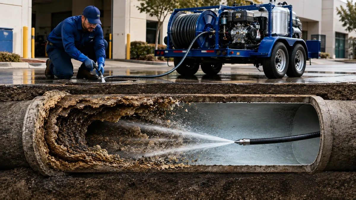 Sewer Pipe Descaling in Spreckels